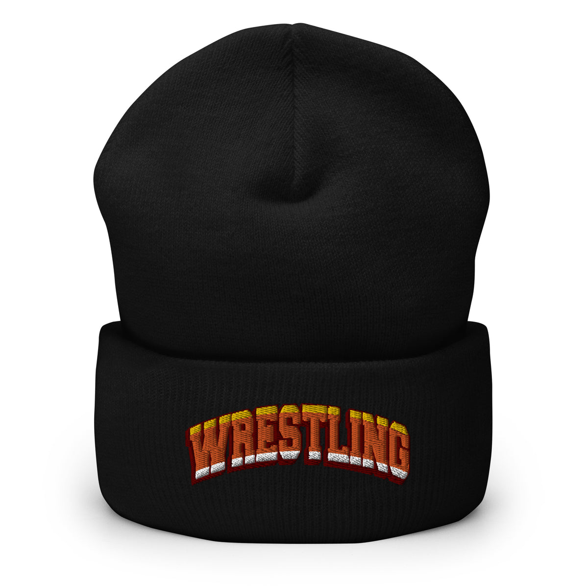 Candy Corn Wrestling Beanie - The Defensive Pin